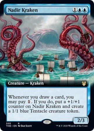 Nadir Kraken (Extended Art) [Theros Beyond Death] | Exor Games Bridgewater