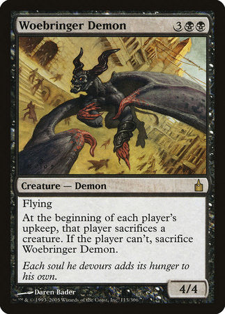 Woebringer Demon [Ravnica: City of Guilds] | Exor Games Bridgewater