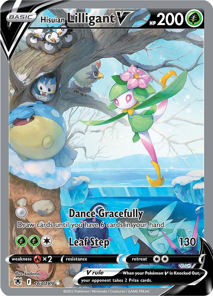 Hisuian Lilligant V (163/189) [Sword & Shield: Astral Radiance] | Exor Games Bridgewater