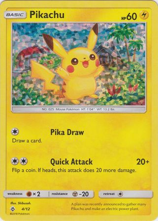 Pikachu (4/12) [McDonald's Promos: 2018 Collection] | Exor Games Bridgewater