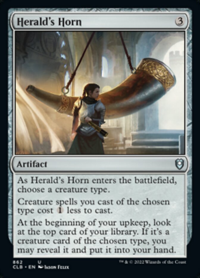 Herald's Horn [Commander Legends: Battle for Baldur's Gate] | Exor Games Bridgewater