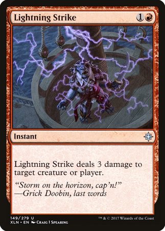 Lightning Strike [Ixalan] | Exor Games Bridgewater