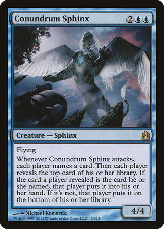 Conundrum Sphinx [Commander 2011] | Exor Games Bridgewater