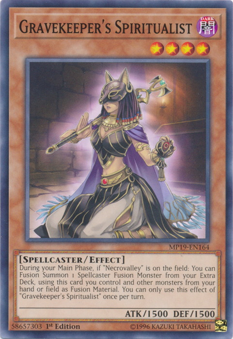 Gravekeeper's Spiritualist [MP19-EN164] Common | Exor Games Bridgewater