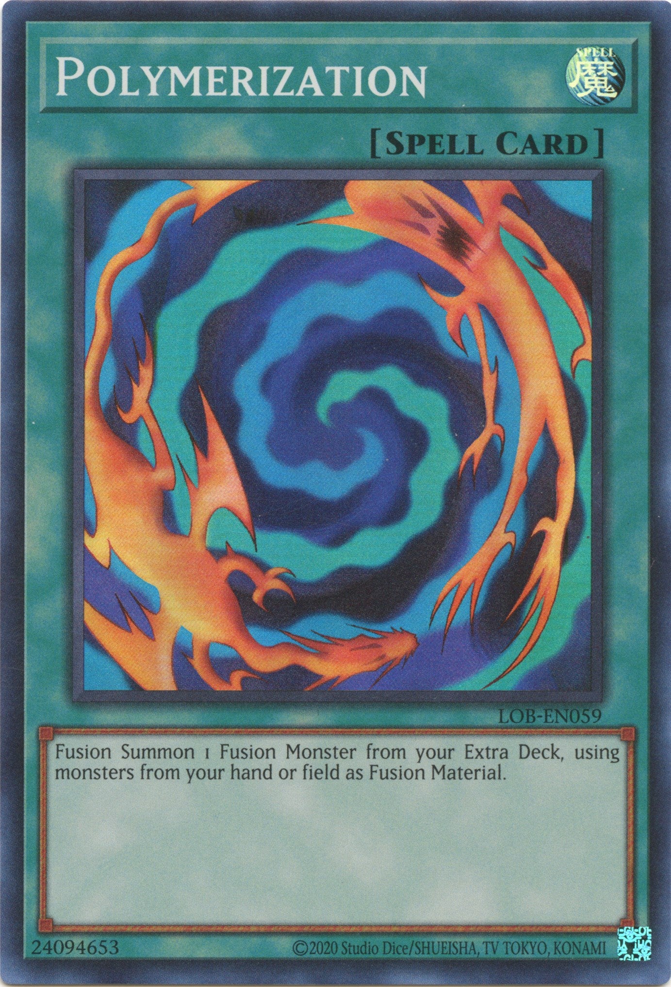 Polymerization (25th Anniversary) [LOB-EN059] Super Rare | Exor Games Bridgewater