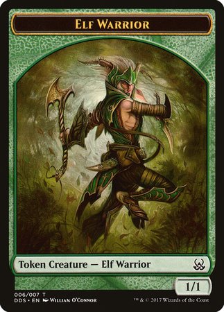 Elf Warrior Token [Duel Decks: Mind vs. Might Tokens] | Exor Games Bridgewater