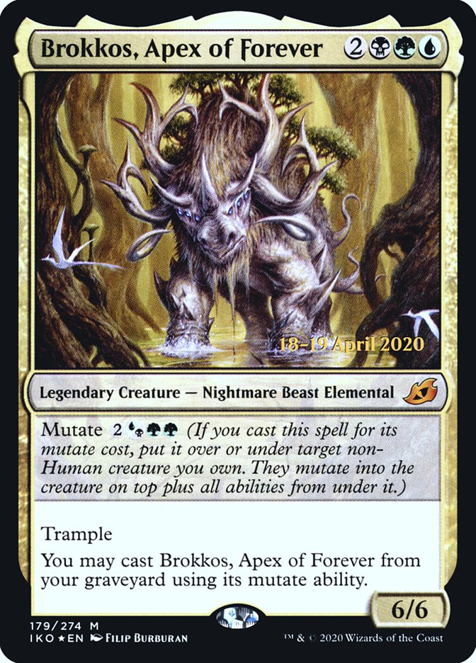 Brokkos, Apex of Forever  [Ikoria: Lair of Behemoths Prerelease Promos] | Exor Games Bridgewater