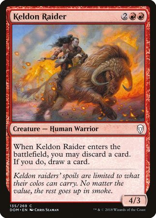 Keldon Raider [Dominaria] | Exor Games Bridgewater