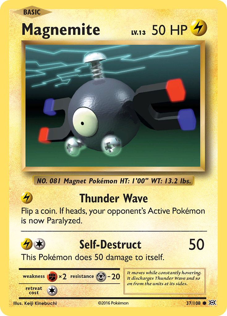 Magnemite (37/108) [XY: Evolutions] | Exor Games Bridgewater