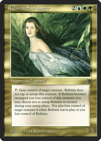 Rubinia Soulsinger [Legends] | Exor Games Bridgewater