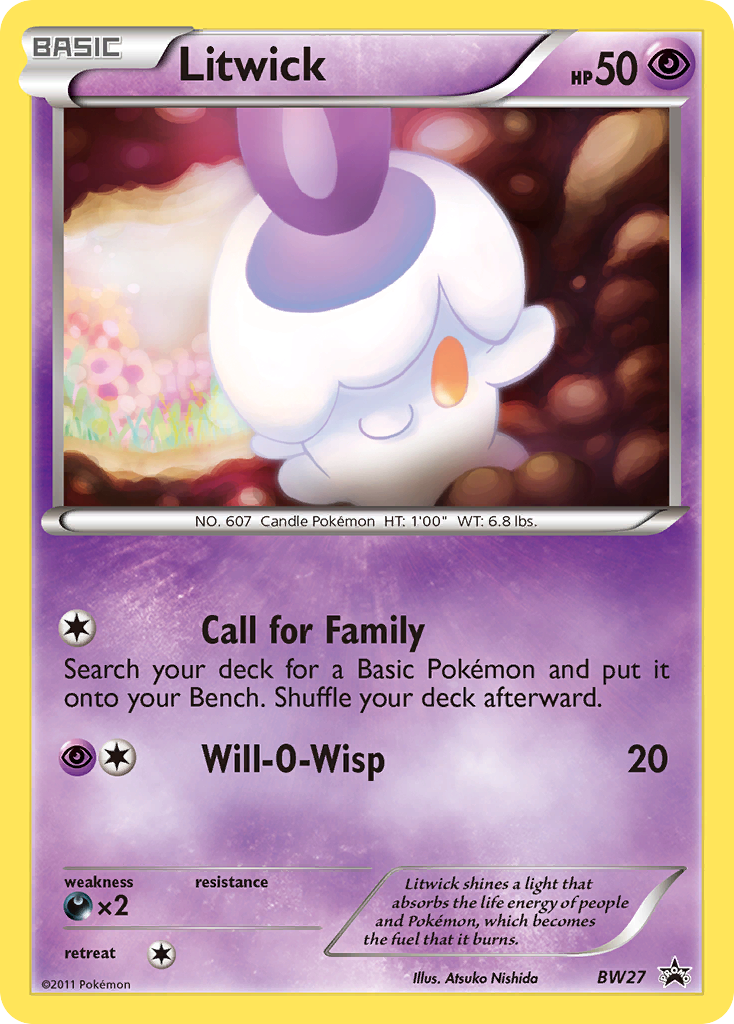 Litwick (BW27) [Black & White: Black Star Promos] | Exor Games Bridgewater