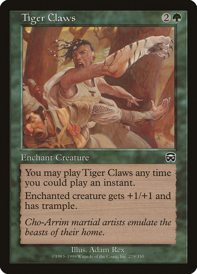 Tiger Claws [Mercadian Masques] | Exor Games Bridgewater