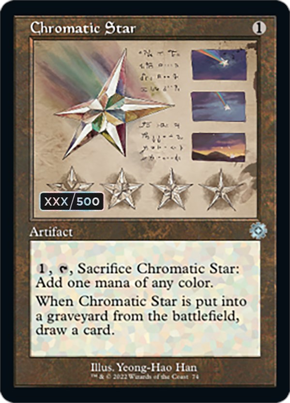 Chromatic Star (Retro Schematic) (Serial Numbered) [The Brothers' War Retro Artifacts] | Exor Games Bridgewater