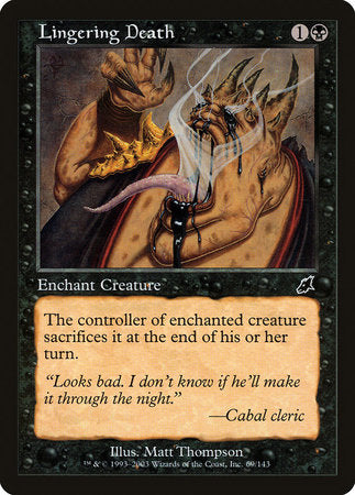 Lingering Death [Scourge] | Exor Games Bridgewater