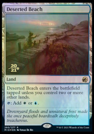 Deserted Beach [Innistrad: Midnight Hunt Prerelease Promos] | Exor Games Bridgewater