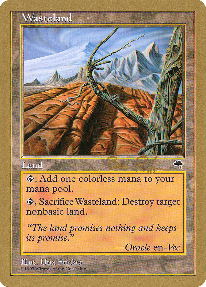 Wasteland (Ben Rubin) [World Championship Decks 1998] | Exor Games Bridgewater