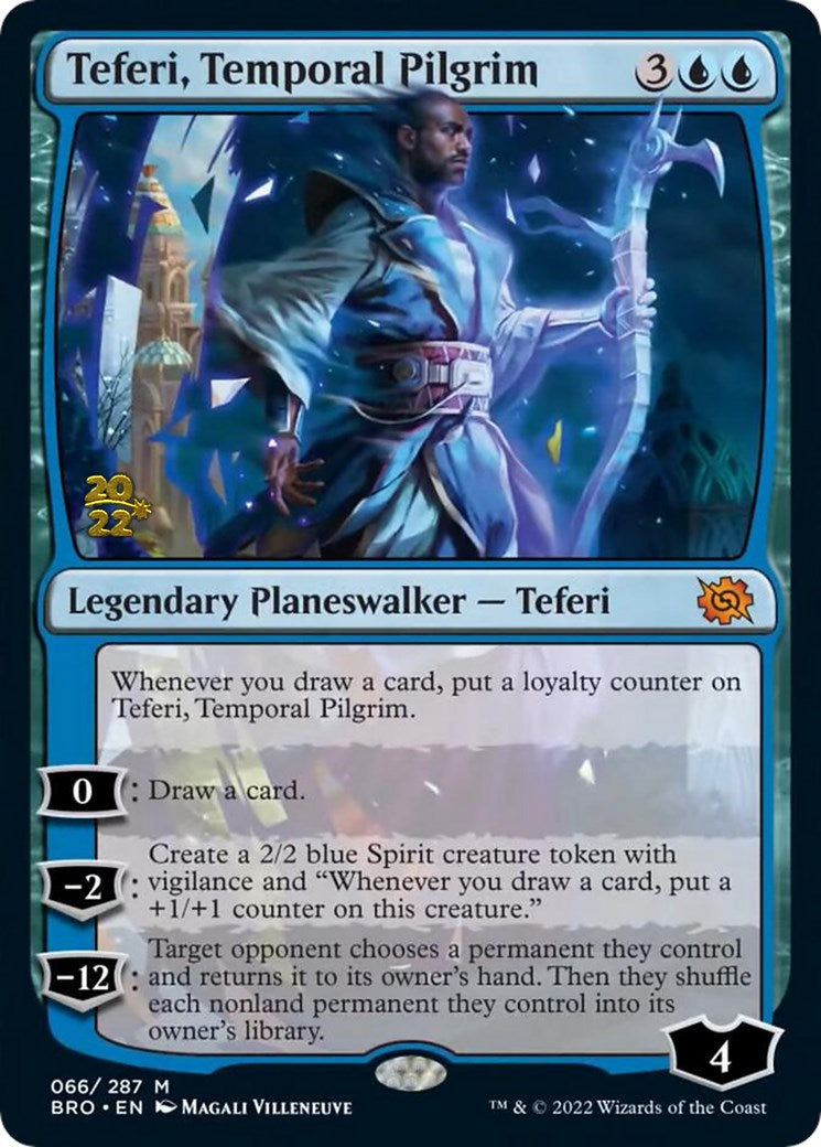 Teferi, Temporal Pilgrim [The Brothers' War: Prerelease Promos] | Exor Games Bridgewater