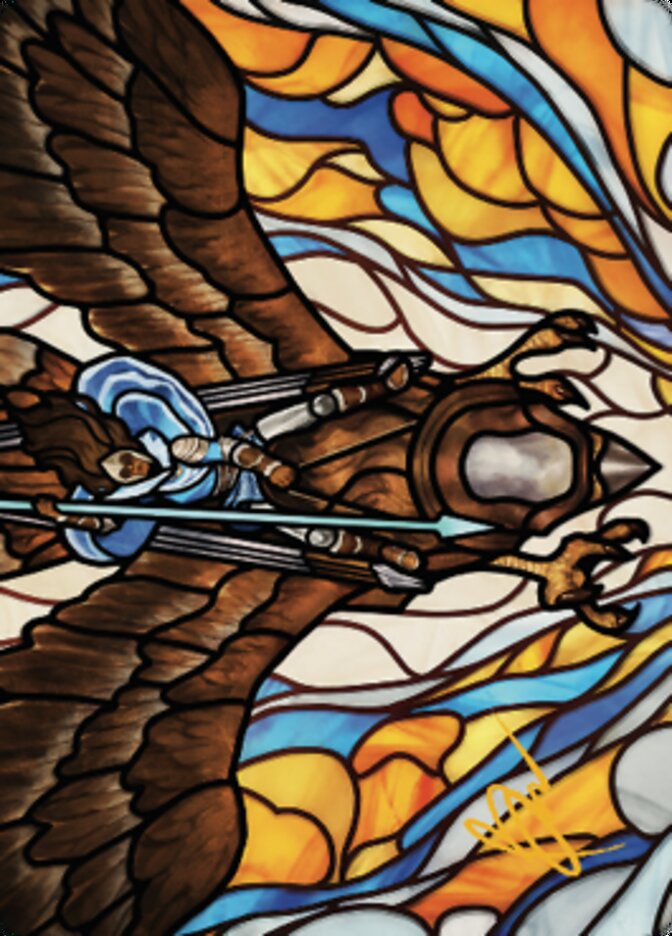 Tura Kennerud, Skyknight Art Card (Gold-Stamped Signature) [Dominaria United Art Series] | Exor Games Bridgewater