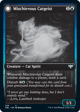 Mischievous Catgeist // Catlike Curiosity [Innistrad: Double Feature] | Exor Games Bridgewater