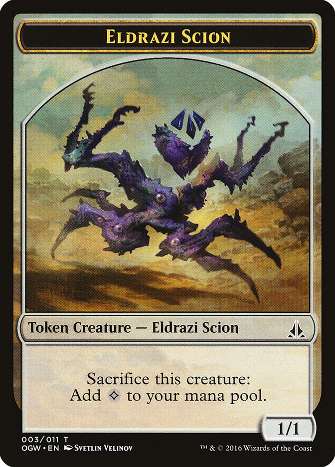 Eldrazi Scion (003/011) [Oath of the Gatewatch Tokens] | Exor Games Bridgewater