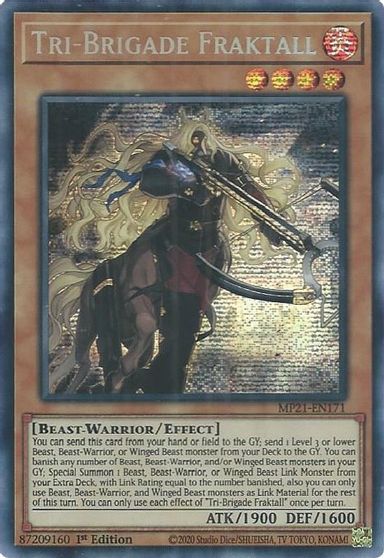 Tri-Brigade Fraktall [MP21-EN171] Prismatic Secret Rare | Exor Games Bridgewater