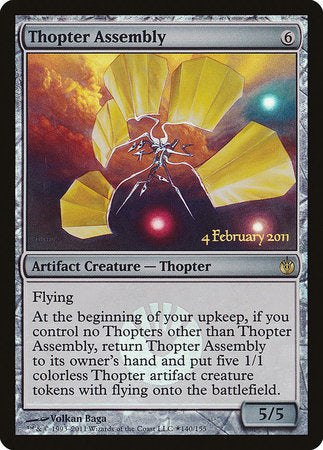 Thopter Assembly [Mirrodin Besieged Promos] | Exor Games Bridgewater