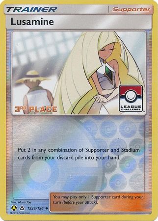 Lusamine (153a/156) (League Challenge Alt Art 3rd Place) [Sun & Moon: Ultra Prism] | Exor Games Bridgewater