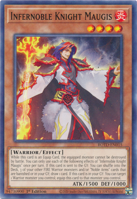 Infernoble Knight Maugis [ROTD-EN015] Common | Exor Games Bridgewater