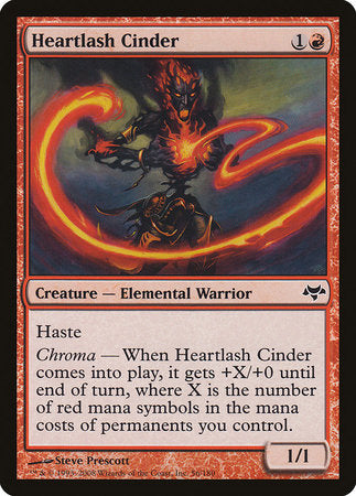 Heartlash Cinder [Eventide] | Exor Games Bridgewater