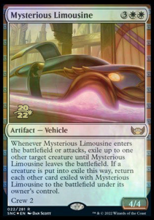 Mysterious Limousine [Streets of New Capenna Prerelease Promos] | Exor Games Bridgewater