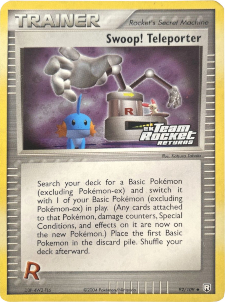 Swoop! Teleporter (92/109) (Stamped) [EX: Team Rocket Returns] | Exor Games Bridgewater