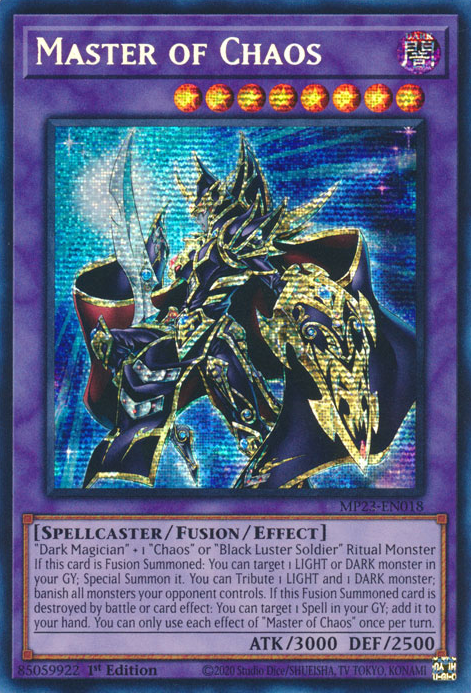 Master of Chaos [MP23-EN018] Prismatic Secret Rare | Exor Games Bridgewater