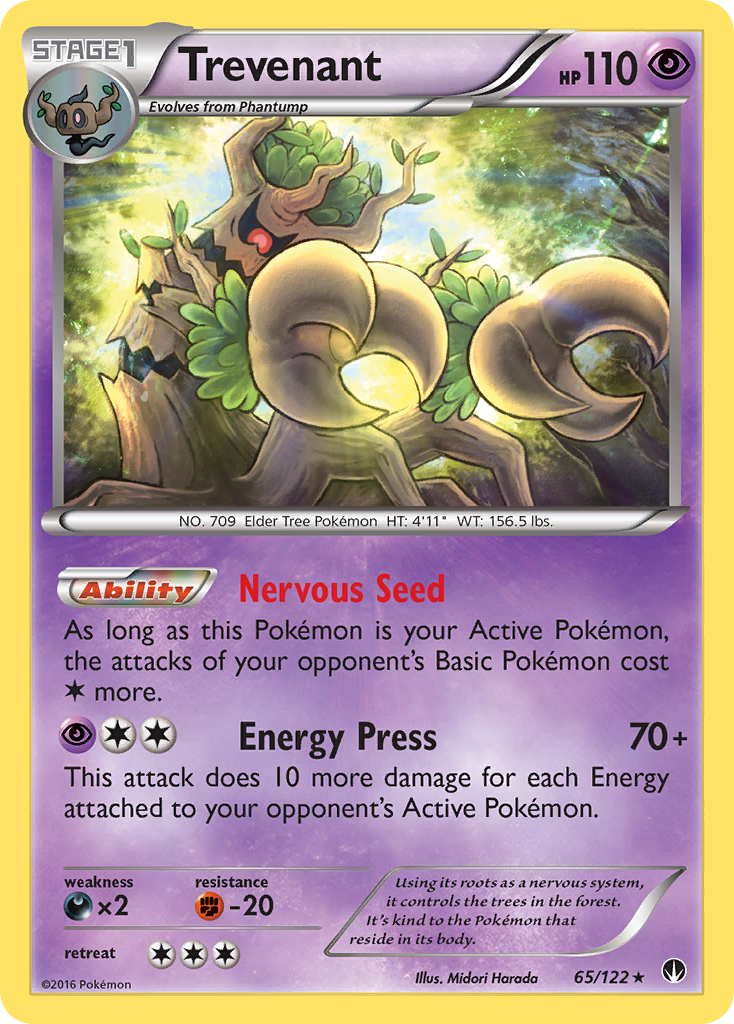 Trevenant (65/122) [XY: BREAKpoint] | Exor Games Bridgewater