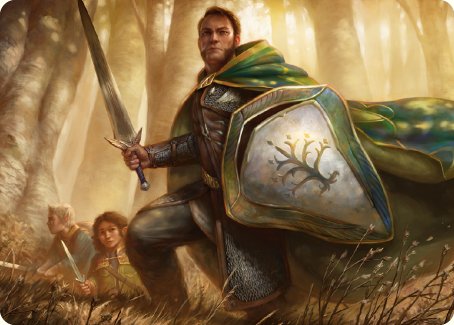 Boromir, Warden of the Tower Art Card [The Lord of the Rings: Tales of Middle-earth Art Series] | Exor Games Bridgewater