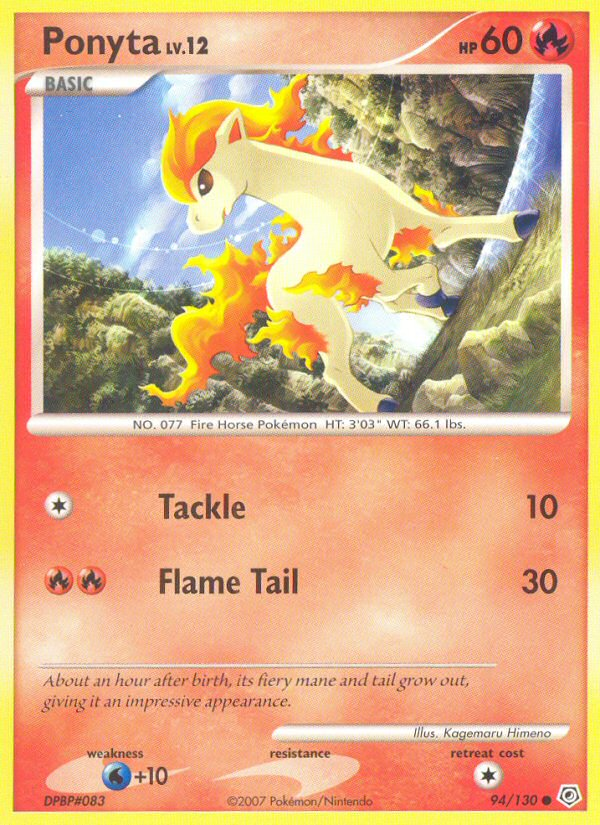 Ponyta (94/130) [Diamond & Pearl: Base Set] | Exor Games Bridgewater