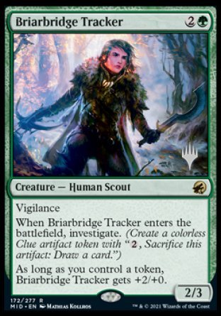 Briarbridge Tracker (Promo Pack) [Innistrad: Midnight Hunt Promos] | Exor Games Bridgewater