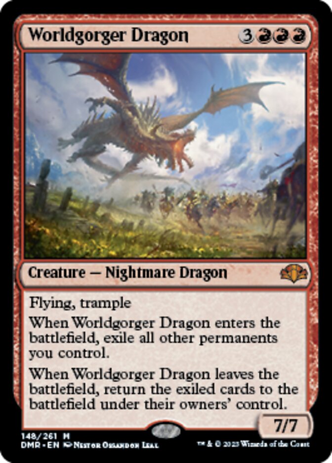 Worldgorger Dragon [Dominaria Remastered] | Exor Games Bridgewater