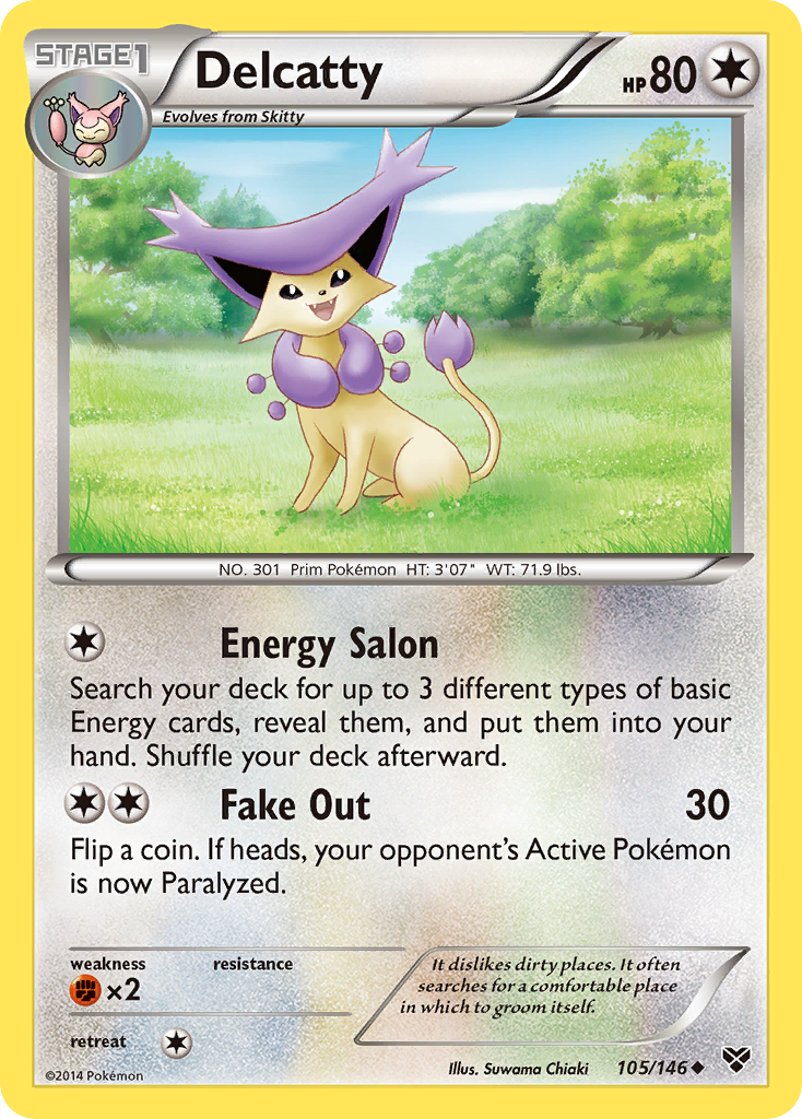 Delcatty (105/146) [XY: Base Set] | Exor Games Bridgewater