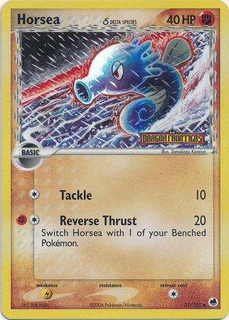 Horsea (31/101) (Delta Species) (Stamped) [EX: Dragon Frontiers] | Exor Games Bridgewater