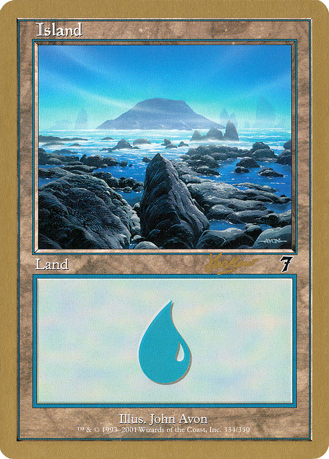 Island (shh334) (Sim Han How) [World Championship Decks 2002] | Exor Games Bridgewater