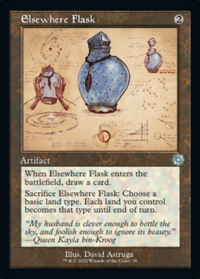 Elsewhere Flask (Retro Schematic) [The Brothers' War Retro Artifacts] | Exor Games Bridgewater