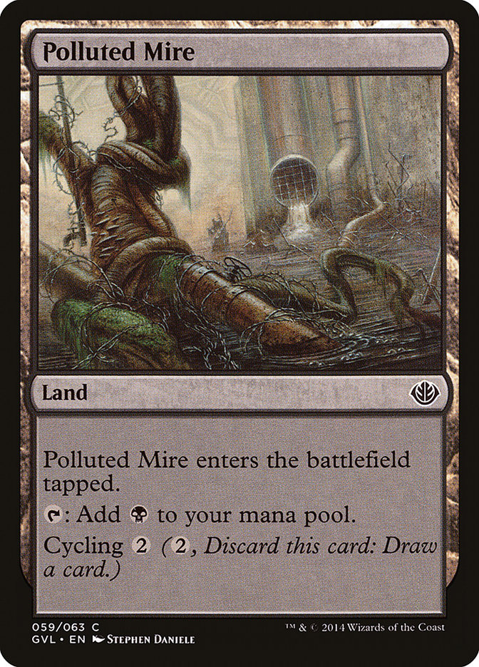 Polluted Mire (Garruk vs. Liliana) [Duel Decks Anthology] | Exor Games Bridgewater