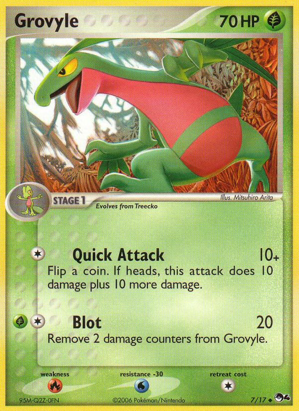 Grovyle (7/17) [POP Series 4] | Exor Games Bridgewater