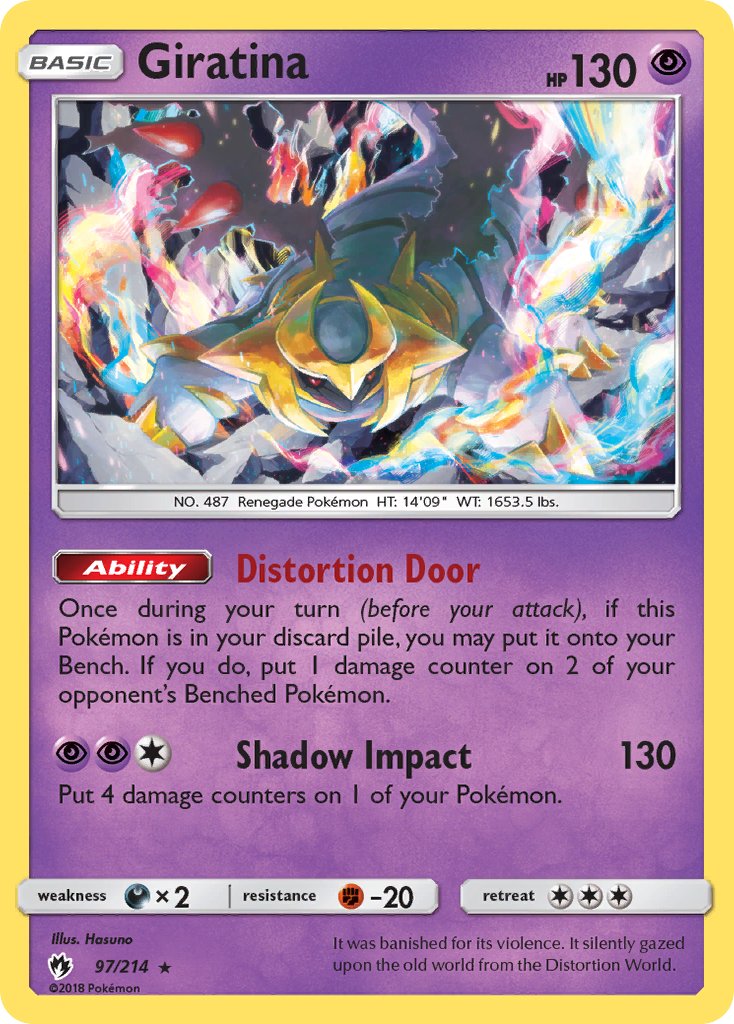 Giratina (97/214) (Theme Deck Exclusive) [Sun & Moon: Lost Thunder] | Exor Games Bridgewater