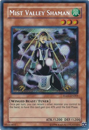 Mist Valley Shaman [HA01-EN005] Secret Rare | Exor Games Bridgewater