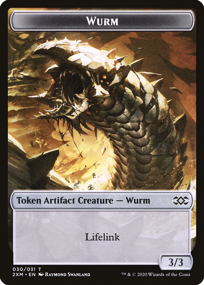 Wurm (030/031) [Double Masters Tokens] | Exor Games Bridgewater