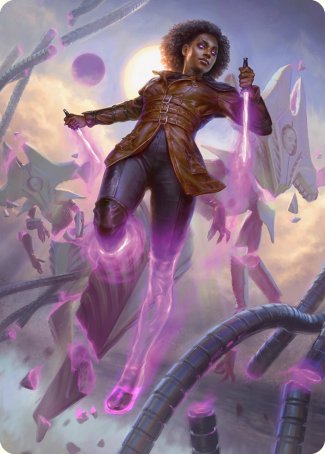 Kaya, Intangible Slayer Art Card [Phyrexia: All Will Be One Art Series] | Exor Games Bridgewater