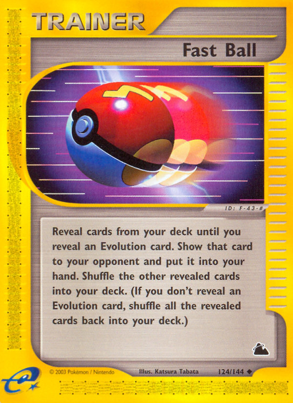 Fast Ball (124/144) [Skyridge] | Exor Games Bridgewater