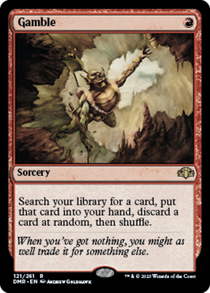 Gamble [Dominaria Remastered] | Exor Games Bridgewater