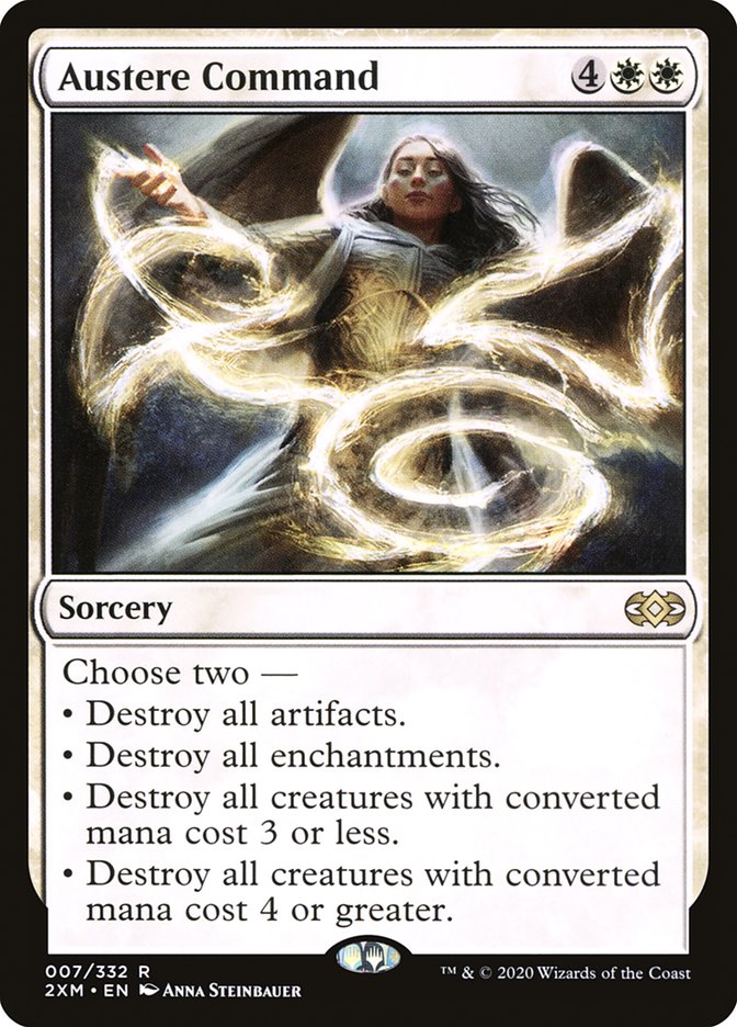 Austere Command [Double Masters] | Exor Games Bridgewater